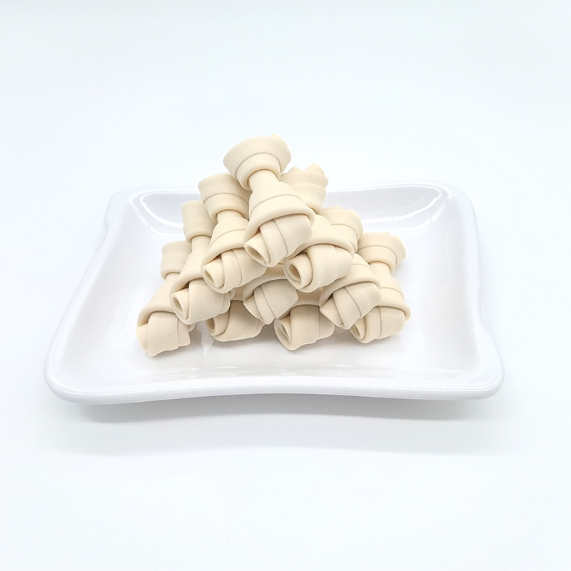 Dog Single Color Bone Chew Snacks Safe And Healthy Pet Food 2.5-3”