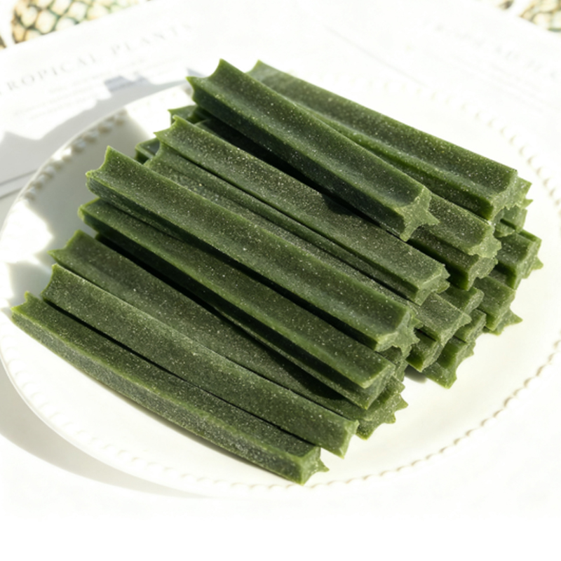 Mint Flavor X-Shaped 12cm Solid Dog Beak Snack Dual-Use