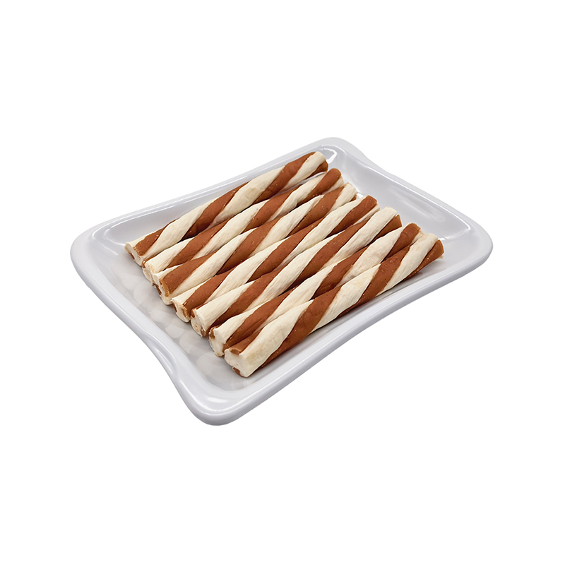 Bone-Shaped Collagen Twisted Chew Sticks