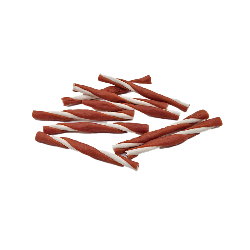 Twisted Collagen Chew Sticks Wrapped with Duck Meat